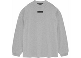 Fear of God Essentials Long Sleeve T-Shirt - Light Heather Grey (SS24)